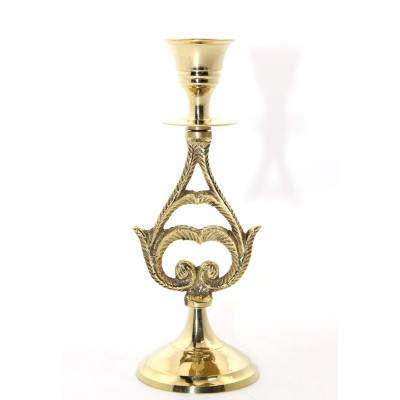 Tekli Pirinç Şamdan Model 6 Tekli Pirinç Şamdan Model 6