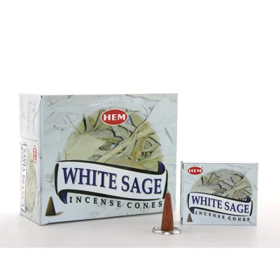 White Sage Aromalı Konik Tütsü White Sage Aromalı Konik Tütsü