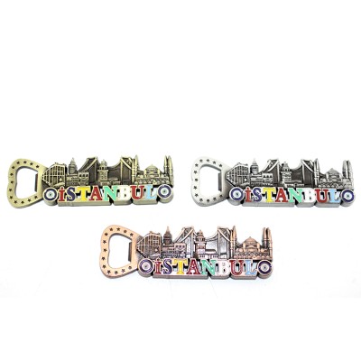 İstanbul Temalı Metal Magnet ve Açacak Model 3 İstanbul Temalı Metal Magnet ve Açacak Model 3