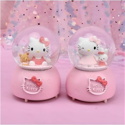 Hello Kitty Işıklı Müzikli Kar Küresi Orta Boy Model 4 Hello Kitty Işıklı Müzikli Kar Küresi Orta Boy Model 4