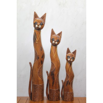 Ahşap 3'lü Kedi Seti 1 Metre Model 1 Ahşap 3'lü Kedi Seti 1 Metre Model 1