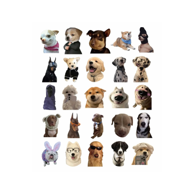 Sevimli Köpek Çıkartmaları Laptop Notebook Tablet Sticker Seti Sevimli Köpek Çıkartmaları Laptop Notebook Tablet Sticker Seti