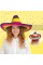 Sombrero Meksika Şapkası Renkli Örme Hasır Çocuk Boy Sombrero Meksika Şapkası Renkli Örme Hasır Çocuk Boy