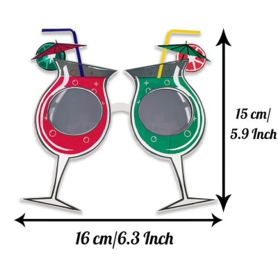 Kokteyl Temalı Hawaii Yaz Partisi Gözlüğü Kokteyl Temalı Hawaii Yaz Partisi Gözlüğü