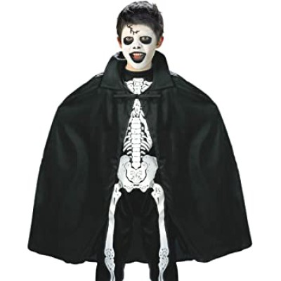 Siyah Renk Yakalı Halloween Pelerini 90 cm Siyah Renk Yakalı Halloween Pelerini 90 cm