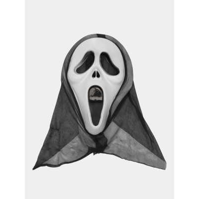 Kapşonlu Çığlık Maskesi Scream Maskesi 33x21 cm Kapşonlu Çığlık Maskesi Scream Maskesi 33x21 cm