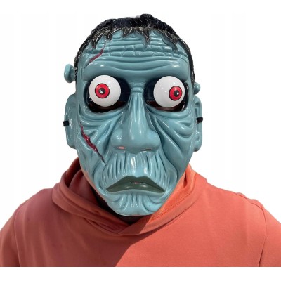 Frankenstein Temalı Sallanan Oynar Gözlü Maske Frankenstein Temalı Sallanan Oynar Gözlü Maske