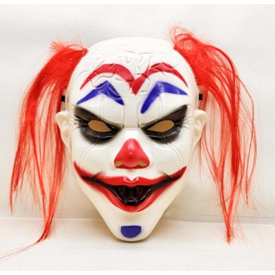 Kızıl Saçlı Joker Palyaço Maskesi Kızıl Saçlı Joker Palyaço Maskesi