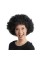 Siyah Renk Kıvırcık Afro Bonus Parti Peruğu Siyah Renk Kıvırcık Afro Bonus Parti Peruğu