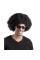 Siyah Renk Kıvırcık Afro Bonus Parti Peruğu Siyah Renk Kıvırcık Afro Bonus Parti Peruğu