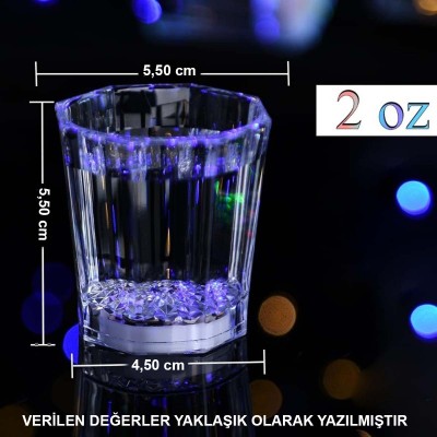 Renkli Led Parlayan Fiber Optik Glow Işıklı Bardak 1 Adet Renkli Led Parlayan Fiber Optik Glow Işıklı Bardak 1 Adet