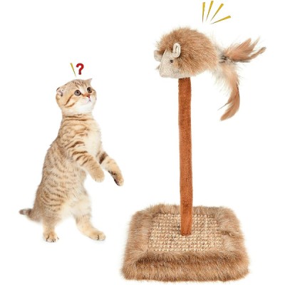 Sesli Oyuncaklı Kedi Tırmalama Tahtası Sesli Oyuncaklı Kedi Tırmalama Tahtası