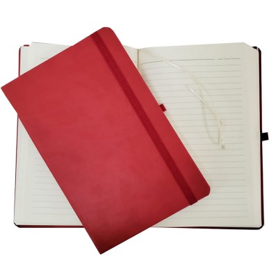 Kırmızı Renk Termo Deri Defter Kırmızı Renk Termo Deri Defter