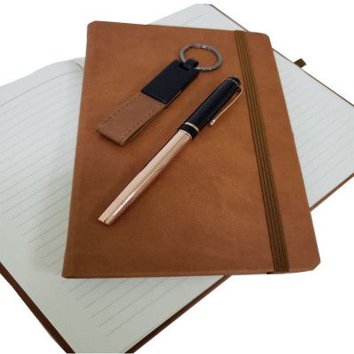 Özel Taba Rengi Vip Kalem Defter Ve Anahtarlık Seti Özel Taba Rengi Vip Kalem Defter Ve Anahtarlık Seti
