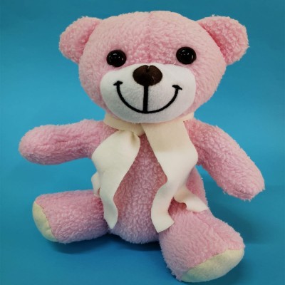 Pembe Peluş Atkılı Oyuncak Ayıcık Pembe Peluş Atkılı Oyuncak Ayıcık