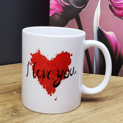 I Love You Tasarımlı Kupa Bardak I Love You Tasarımlı Kupa Bardak