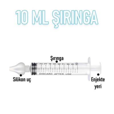 2'li Bebek Burun Temizleme Şırıngası 2'li Bebek Burun Temizleme Şırıngası