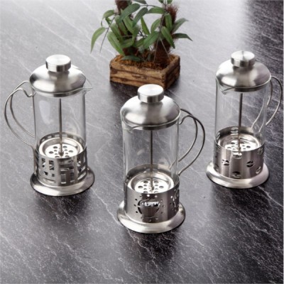 Çelik Kulplu Cam French Press - 350 ml Çelik Kulplu Cam French Press - 350 ml
