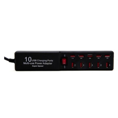 10 Portlu USB Şarj Adaptörü 10 Portlu USB Şarj Adaptörü