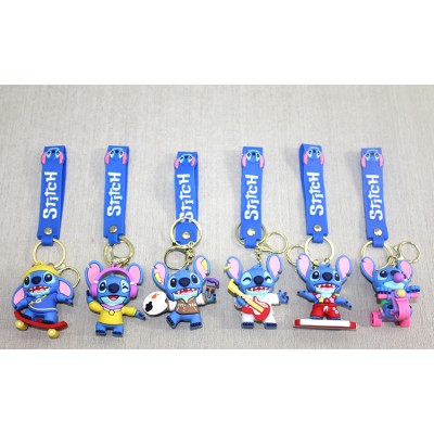 Karışık Stitch Silikon Anahtarlık Karışık Stitch Silikon Anahtarlık