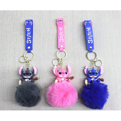 Ponponlu Stitch Anahtarlık Ponponlu Stitch Anahtarlık