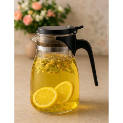900 ml Süzgeçli Cam Sürahi 900 ml Süzgeçli Cam Sürahi