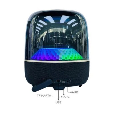 D33 Siyah Taşınabilir Kablosuz Bluetooth Hoparlör D33 Siyah Taşınabilir Kablosuz Bluetooth Hoparlör