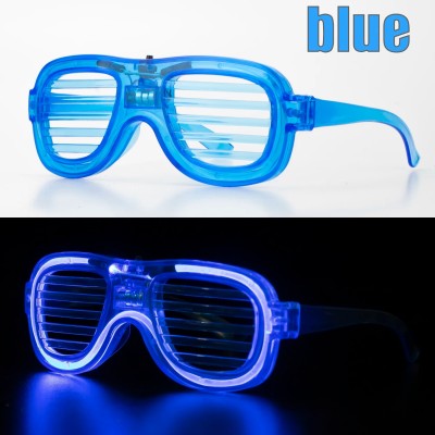 Mavi Led Işıklı Parti Gözlüğü - Neon 3 Modlu Mavi Led Işıklı Parti Gözlüğü - Neon 3 Modlu