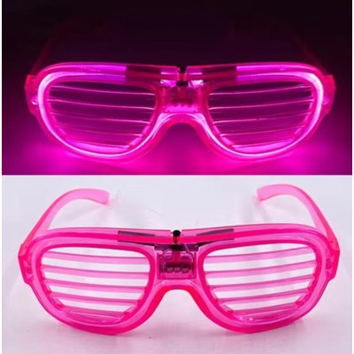 Pembe Led Işıklı Parti Gözlüğü - Neon 3 Modlu Pembe Led Işıklı Parti Gözlüğü - Neon 3 Modlu