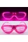 Pembe Led Işıklı Parti Gözlüğü - Neon 3 Modlu