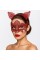 Romantik Kırmızı Dantel Maske Seti – Kedi Kulaklı Taç ve Maske No 3 Romantik Kırmızı Dantel Maske Seti – Kedi Kulaklı Taç ve Maske No 3
