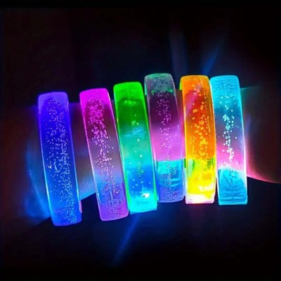 Mavi Led Işıklı Baskı Yapılabilen Pilli Bileklik Bilezik 1,5 cm Genişlik Mavi Led Işıklı Baskı Yapılabilen Pilli Bileklik Bilezik 1,5 cm Genişlik