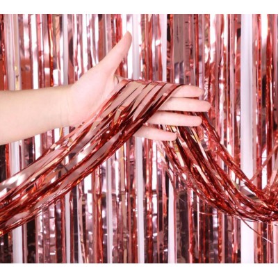 Rose Gold Püsküllü Kapı Perdesi Rose Gold Püsküllü Kapı Perdesi