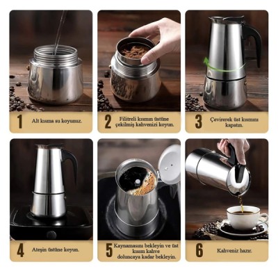 Espresso Maker (Moka Pot) 9 Fincan Espresso Maker (Moka Pot) 9 Fincan