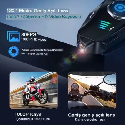 Q28 Kameralı Motosiklet Kask Kulaklığı Q28 Kameralı Motosiklet Kask Kulaklığı