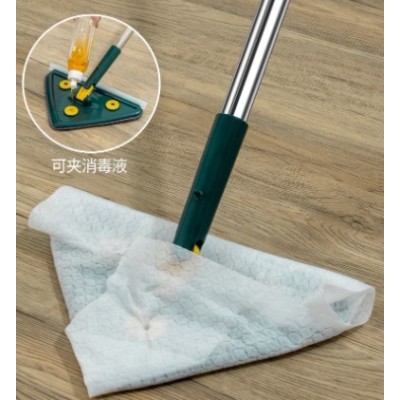 2 Bezli Üçgen Çek Çekli Mop Islak Mendil Uyumlu 2 Bezli Üçgen Çek Çekli Mop Islak Mendil Uyumlu