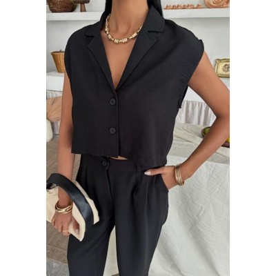 Zoe Crop Yelek Takım 9744-08 Zoe Crop Yelek Takım 9744-08