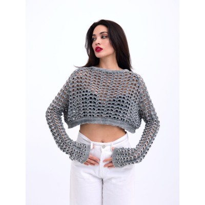 3958 TRİKO FİLE BOLERO-GRİ 3958 TRİKO FİLE BOLERO-GRİ
