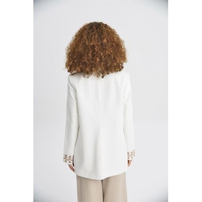 Leomie Nakışlı Blazer Ceket 6106 Leomie Nakışlı Blazer Ceket 6106