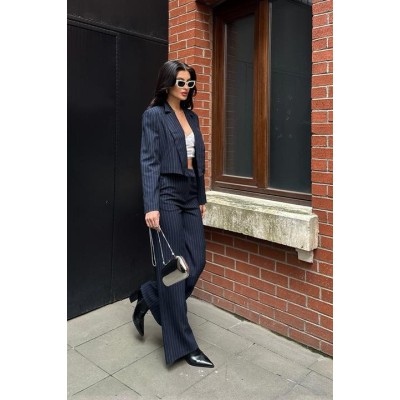 Renata Çizgili Pantolon Takım 9568-24 Renata Çizgili Pantolon Takım 9568-24