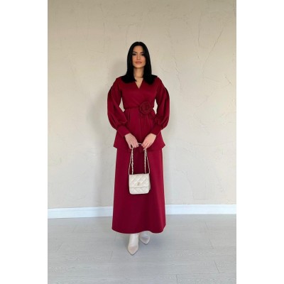 Bordo Gül Detaylı Takım Bordo Gül Detaylı Takım