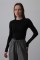 Uzun Kol Crop Top - Siyah Uzun Kol Crop Top - Siyah