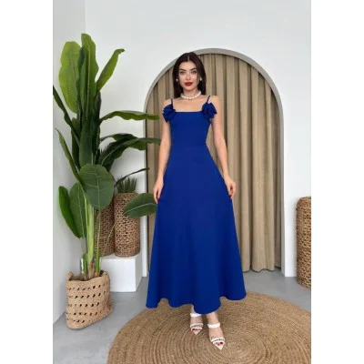 Matilda Gül İp Askılı Elbise Matilda Gül İp Askılı Elbise