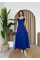 Matilda Gül İp Askılı Elbise Matilda Gül İp Askılı Elbise