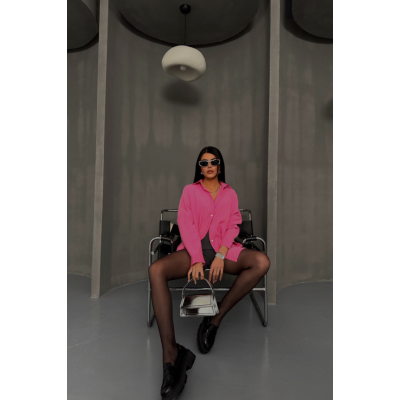 BOYFRİEND GÖMLEK MODAL KUMAŞ OVERSİZE - Pembe BOYFRİEND GÖMLEK MODAL KUMAŞ OVERSİZE - Pembe