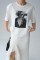 Resim Baskılı T-Shirt - Krem Resim Baskılı T-Shirt - Krem