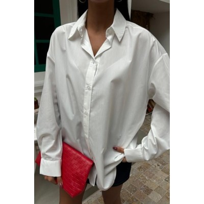 Klasik Oversize Poplin Gömlek 3421 Klasik Oversize Poplin Gömlek 3421