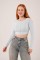 Ters Dikişli Basic Bebe Mavisi Body Bluz Ters Dikişli Basic Bebe Mavisi Body Bluz