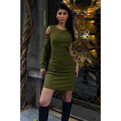 Adore Tek Kol Taş Detay Elbise 2684-8 Adore Tek Kol Taş Detay Elbise 2684-8