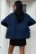 Yaka Siyah Garni Pul Payet Taşlı Oversize Denim Ceket 6125 Yaka Siyah Garni Pul Payet Taşlı Oversize Denim Ceket 6125